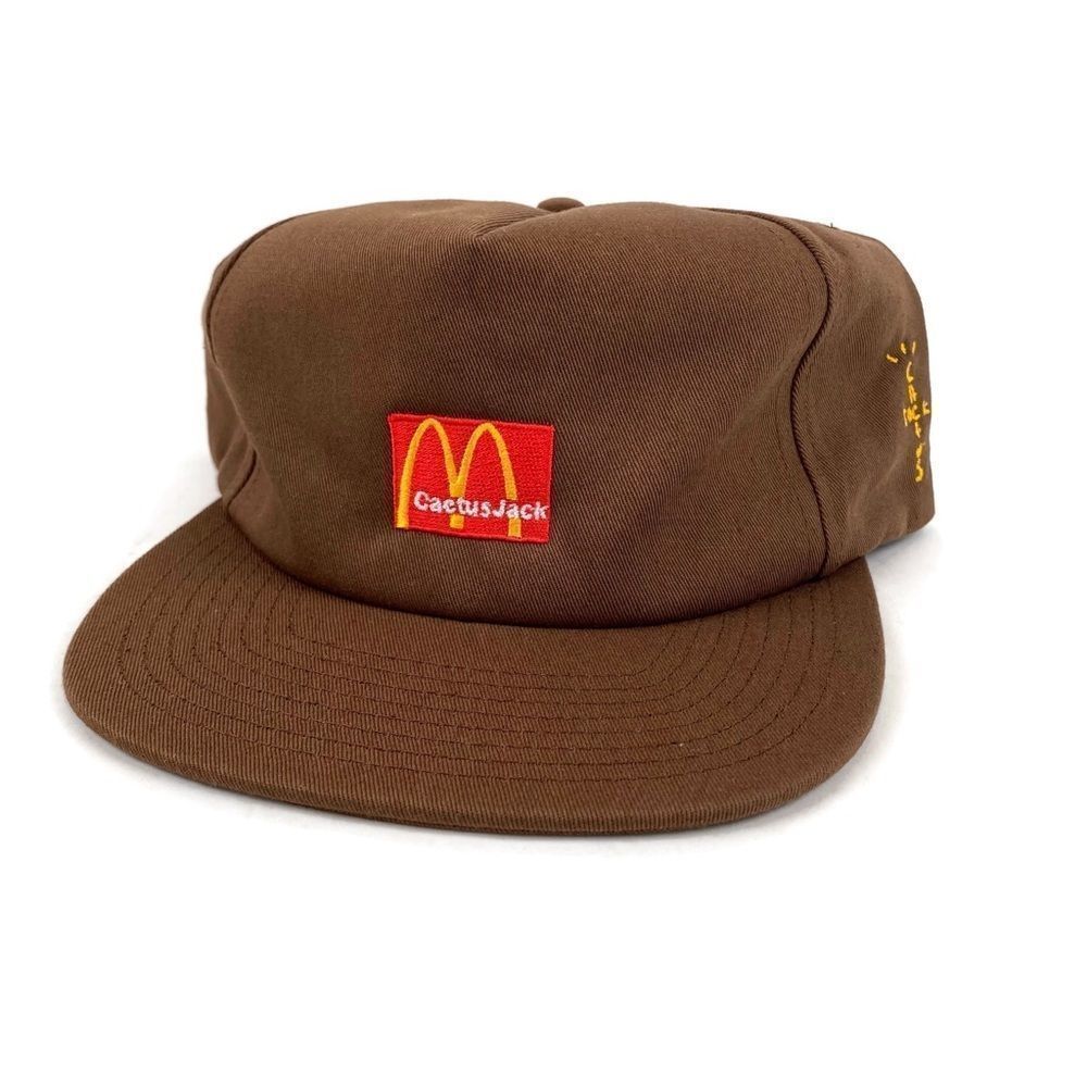 Travis Scott Brown Cactus Jack McDonald's Patch Camp Cap